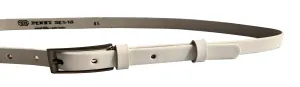 Penny Belts Damen Ledergürtel 15-1-00 White 105 cm