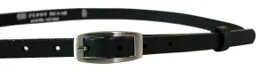 Penny Belts Damen Ledergürtel 15-2-63 black 100 cm