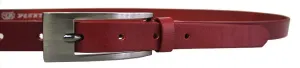Penny Belts Damen Ledergürtel 20-177-93 red 110 cm