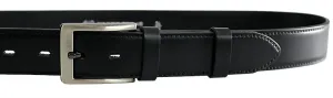Penny Belts Formaler Herrengürtel aus Leder 35-020-4-60 black 100 cm