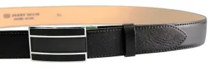 Penny Belts Formaler Herrengürtel aus Leder 35-020-A6 black 105 cm
