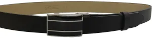 Penny Belts Formaler Herrengürtel aus Leder 35-020-A6 black 90 cm
