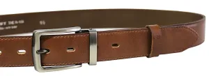 Penny Belts Formaler Herrengürtel aus Leder 35-020-2-48 brown 100 cm