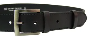 Penny Belts Herren Ledergürtel 25-1-60 black 110 cm