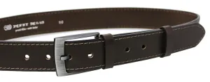 Penny Belts Ledergürtel für Herren 35-1-40 dark brown 100 cm