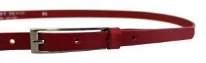 Penny Belts Damen Ledergürtel 15-1-93 red 90 cm