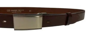 Penny Belts Herren-Businessgürtel aus Leder 35-020-4PS-40 brown 100 cm