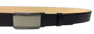 Penny Belts Formaler Herrengürtel aus Leder 35-020 black 105 cm