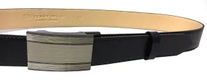 Penny Belts Formaler Herrengürtel aus Leder 35-020 black 100 cm