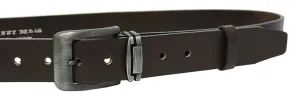 Penny Belts Herren Ledergürtel 507-40 brown 100 cm