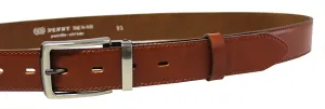 Penny Belts Formaler Herrengürtel aus Leder 35-020-2-43 brown 100 cm