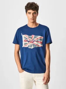 Pepe Jeans Flag T-Shirt Blau