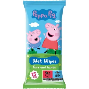 Peppa Pig Wet Wipes feuchte Feuchttücher für Kinder 15 St