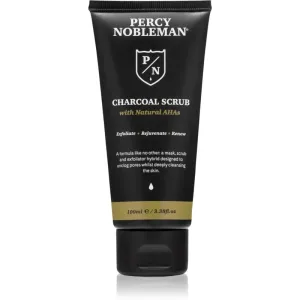 Percy Nobleman Männerhautpeeling 3in1 mit Schwarzkohle (Charcoal Scrub) 100 ml