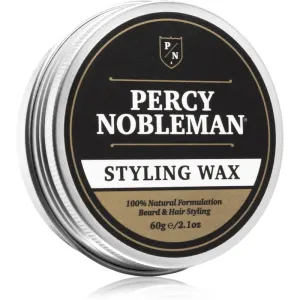 Percy Nobleman Universelles Stylingwachs für Bart und Haare (Gentleman´s Styling Wax) 60 g