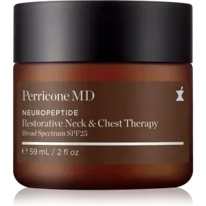 Perricone MD Neuropeptide Neck & Chest Therapy stärkende Creme für Hals und Dekolleté SPF 25 59 ml