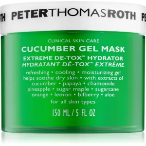 Peter Thomas Roth Cucumber De-Tox Gel Mask feuchtigkeitsspendende Gel-Maske für Gesicht und Augenpartien 150 ml