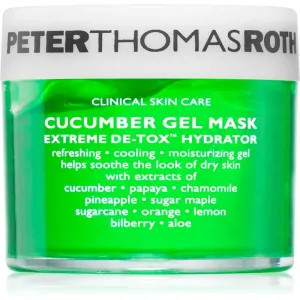 Peter Thomas Roth Cucumber De-Tox Gel Mask feuchtigkeitsspendende Gel-Maske für Gesicht und Augenpartien 50 ml