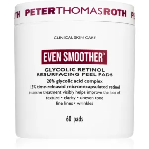 Peter Thomas Roth Even Smoother Glycolic Retinol Resurfacing Peel Pads Peeling-Pads für das Gesicht für die Nacht 1 KAP