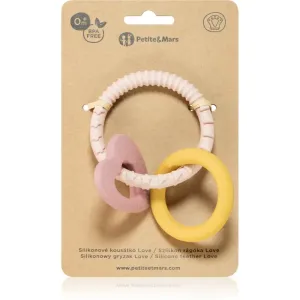 Petite&Mars Silicone teether Beißring Love 0 m+ 1 St