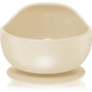 Petite&Mars Take&Match Silicone Bowl Schale mit Saugnapf Desert Sand 6 m+ 360 ml