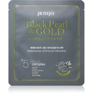 Petitfée Black Pearl & Gold intensive Hydrogel-Maske mit 24 Karat Gold 32 g