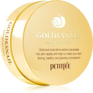 Petitfée Gold & Snail feuchtigkeitsspendende Gel-Maske für den Augenbereich mit Schneckenextrakt 60 St