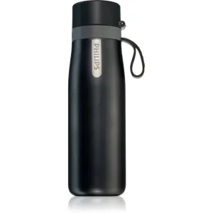 Philips AquaShield GoZero Daily Filterflasche Thermo Farbe Black 550 ml