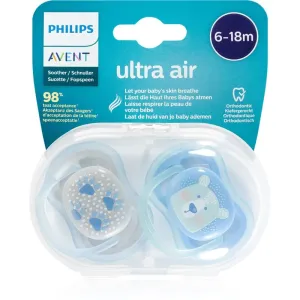 Philips Avent Soother Ultra Air 6-18 m Schnuller Paw/Bear 2 St