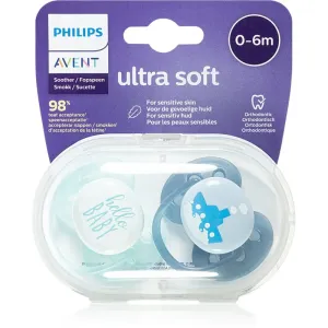 Philips Avent Soother Ultra Soft 0 - 6 m Schnuller Mix Boy 2 St