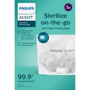 Philips Avent Sterilize on-the-go Sterilisationsbeutel zum Gebrauch in der Mikrowelle 5 St
