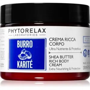 Phytorelax Laboratories Shea Butter nährende Körpercreme mit Bambus Butter 250 ml