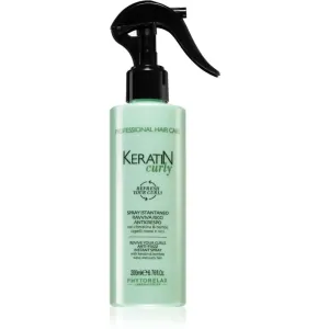 Phytorelax Laboratories Keratin Curly Spray gegen splissiges Haar für welliges und lockiges Haar 200 ml