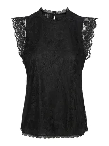 Pieces Damen Bluse PCOLLINE Regular Fit 17120454 Black XL