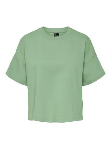 Pieces Damen T-Shirt PCCHILLI Loose Fit 17118870 Quiet Green M