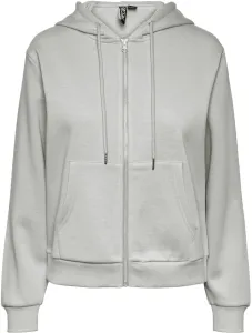 Pieces Damen Sweatshirt PCCHILLI Regular Fit 17140741 Light Grey Melange M