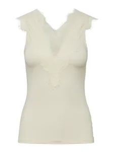 Pieces Damen T-Shirt PCILU Slim Fit 17101014 Whitecap Gray S