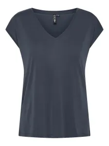 Pieces Damen T-Shirt PCKAMALA Comfort Fit 17095260 Ombre Blue L