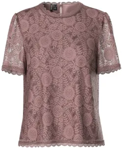 Pieces Damen T-Shirt PCOLLINE Regular Fit 17148711 Woodrose L