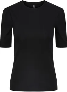 Pieces Damen T-Shirt PCRUKA Slim Fit 17133700 Black L
