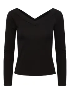 Pieces Damen T-Shirt PCMALIVA Stretch Fit 17103018 Black L