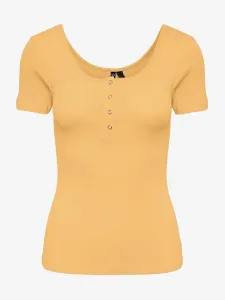 Pieces Kitte T-Shirt Gelb