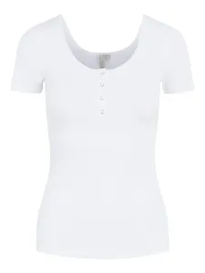 Pieces Damen Hemd PCKITTE Slim Fit 17101439 Bright White S