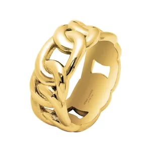 Pierre Lannier Markanter vergoldeter Ring Roxane BJ09A320 52 mm