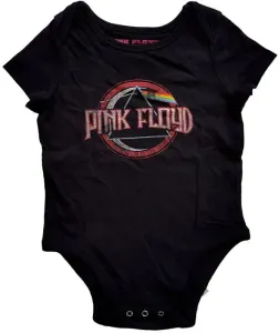 Pink Floyd T-Shirt Dark Side of the Moon Seal Baby Grow Unisex Black 3 - 6 Mo