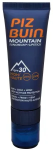 Piz Buin Sonnencreme SPF 30 und schützender Lippenbalsam SPF 30 2 in 1 (Mountain Combi 
