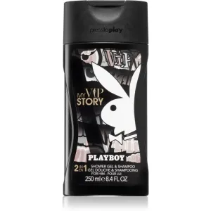 Playboy My VIP Story Duschgel & Shampoo 2 in 1 für Herren 250 ml