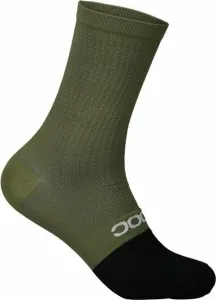 POC Flair Sock Mid Epidote Green/Uranium Black M Fahrradsocken