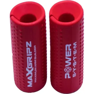 Power System Mx Gripz Grip Pads-Griffhilfen für Hanteln Farbe Red XL 2 St