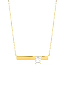Preciosa Bezaubernde vergoldete Halskette mit Preciosa Kristall 5397Y00